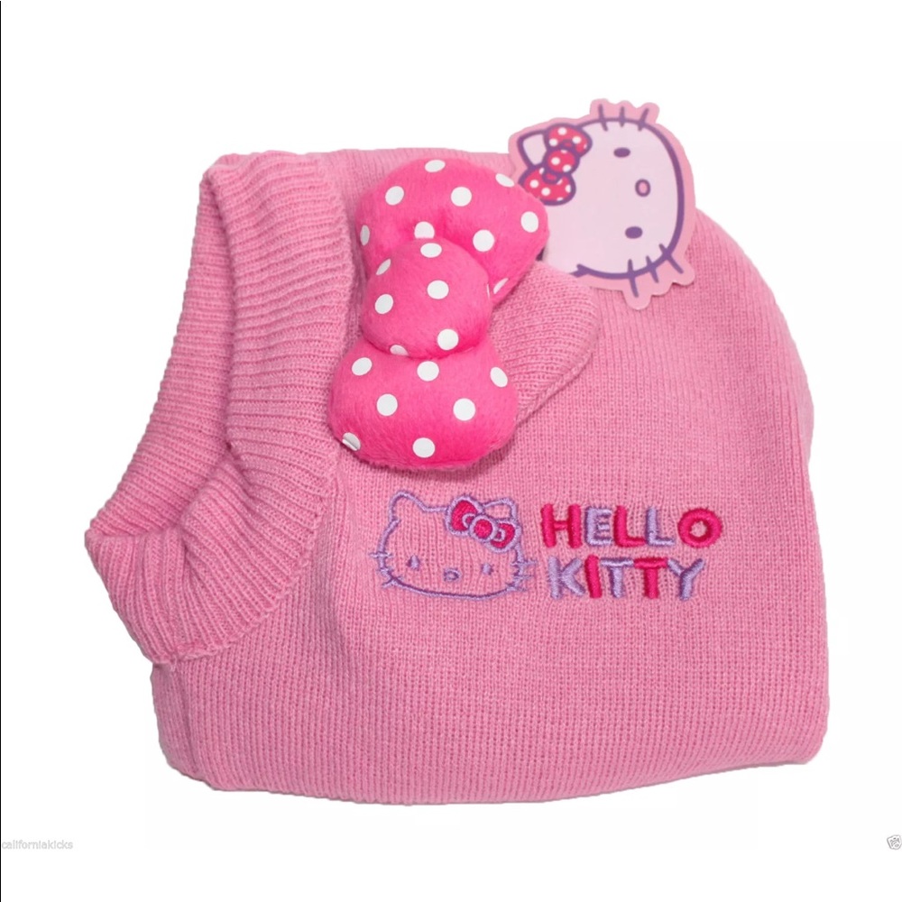 Sanrio Toddler Hello Kitty Knit Balaclava Pink